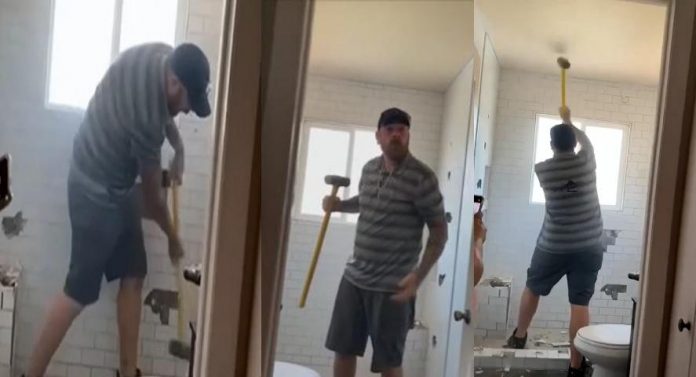 Szétverték a felújított fürdőt a munkások, mert nem kaptak fizetést - a tulajdonos állítólag nem volt elégedett