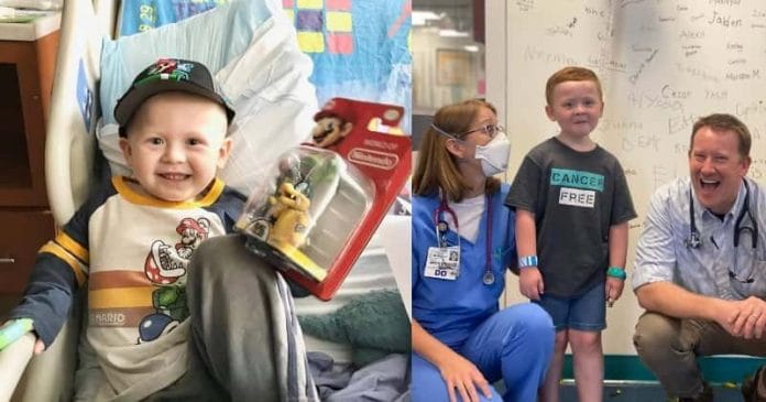 42 kör kemoterápia és 865 kórházban töltött nap után a kisfiú végre hazamehetett, meggyógyult a rákból