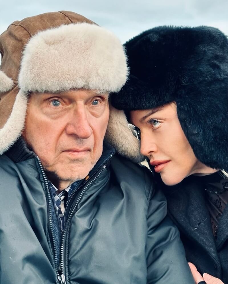 Madonna az édesapjával