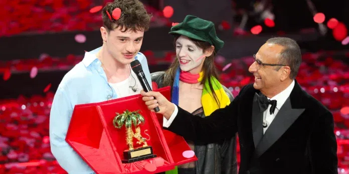 Olly nyerte a Sanremói Dalfesztivált 'Balorda Nostalgia' című dalával Olly