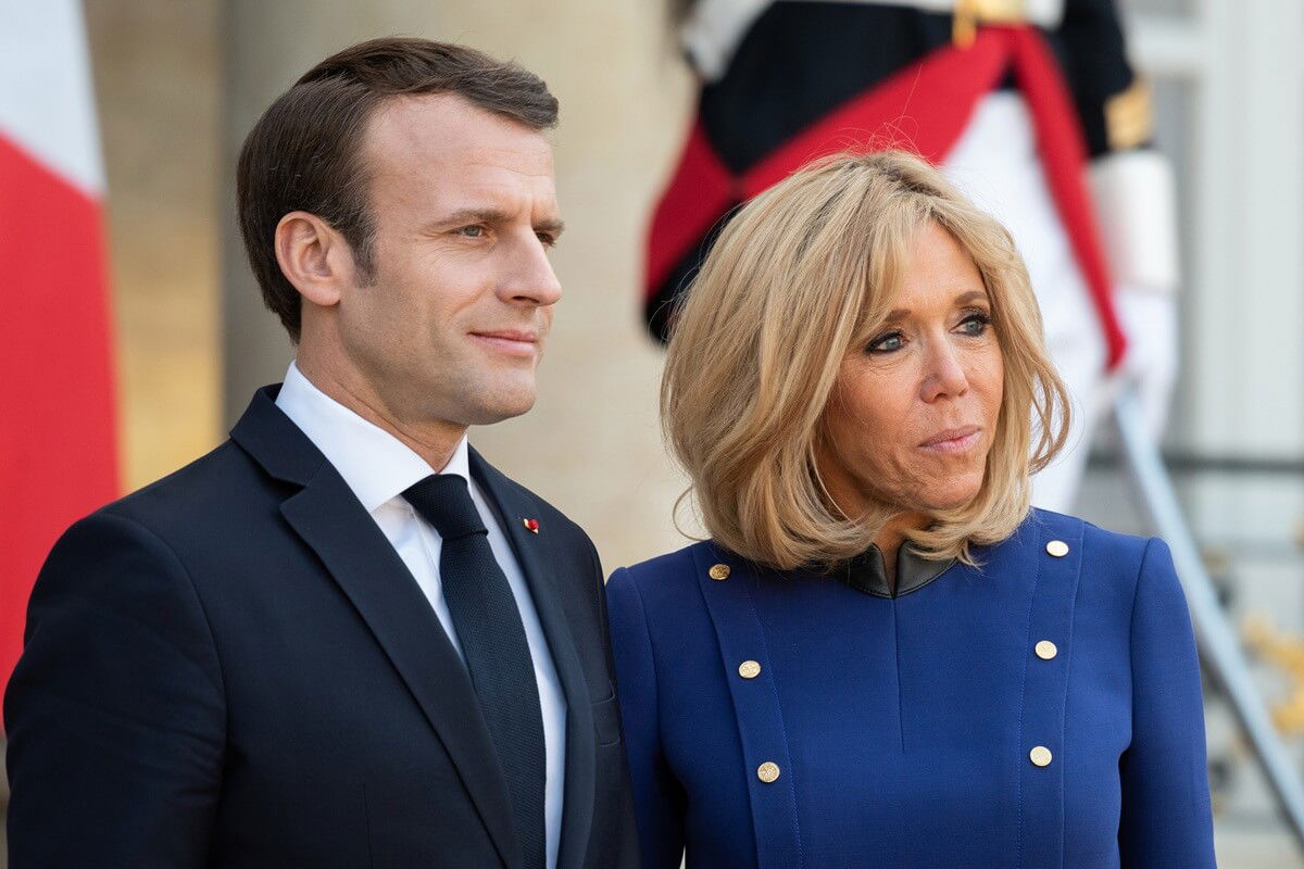Emmanuel Macron és Brigitte Macron